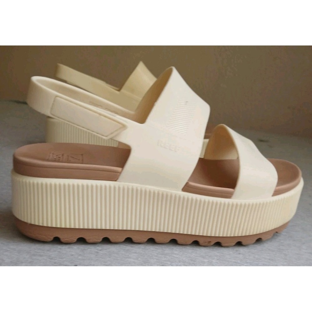 Reef Sandals Womens 8 Vista Higher Platform Casual Travel Beach Cruise Comfort